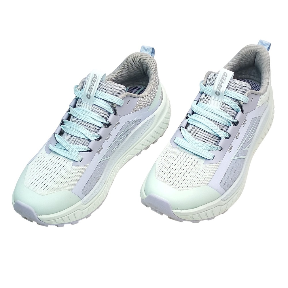 Hi-Tec CH80450W-LL Trail Running Shoes Women Size 7.5 Blue Mint Mesh Sneakers